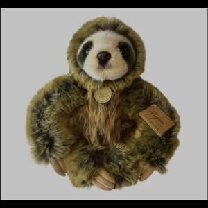 Aurora - Large Brown Miyoni - 14.5" Three-Toed Sloth - Realistic Stuffed Animal